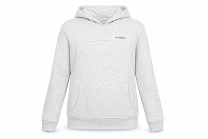 LA Gear Womens Grey Pullover Hoodie Size 6 Classic Fit