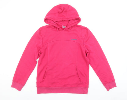 LA Gear Women’s Pink Pullover Hoodie Size 8 Polyester Cotton