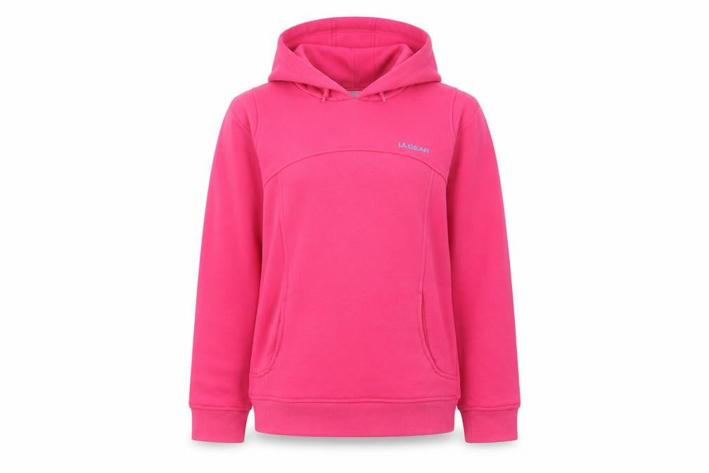 LA Gear Women’s Pink Pullover Hoodie Size 8 Polyester Cotton