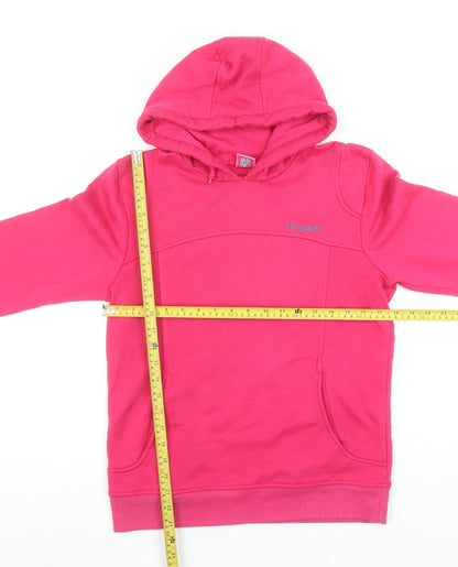 LA Gear Women’s Pink Pullover Hoodie Size 8 Polyester Cotton