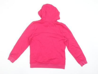 LA Gear Women’s Pink Pullover Hoodie Size 8 Polyester Cotton