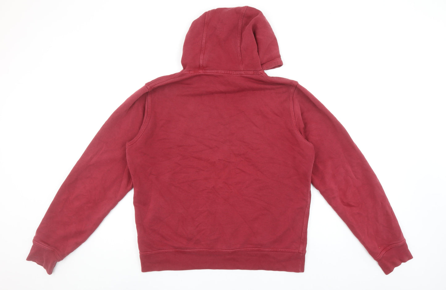 Mens UK Size M Nike Red Pullover Hoodie