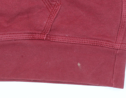 Mens UK Size M Nike Red Pullover Hoodie