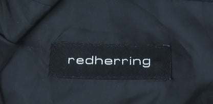 Red Herring Men's Blue 40L Long Regular Fit 2-Button Blazer Jacket