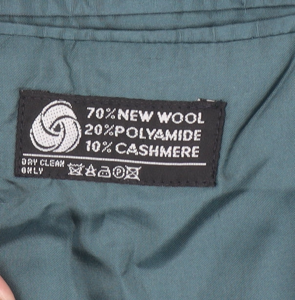 Savoy Taylors Guild Men's Green Wool Cashmere 46R Blazer