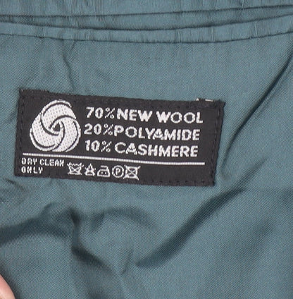 Savoy Taylors Guild Men's Green Wool Cashmere 46R Blazer