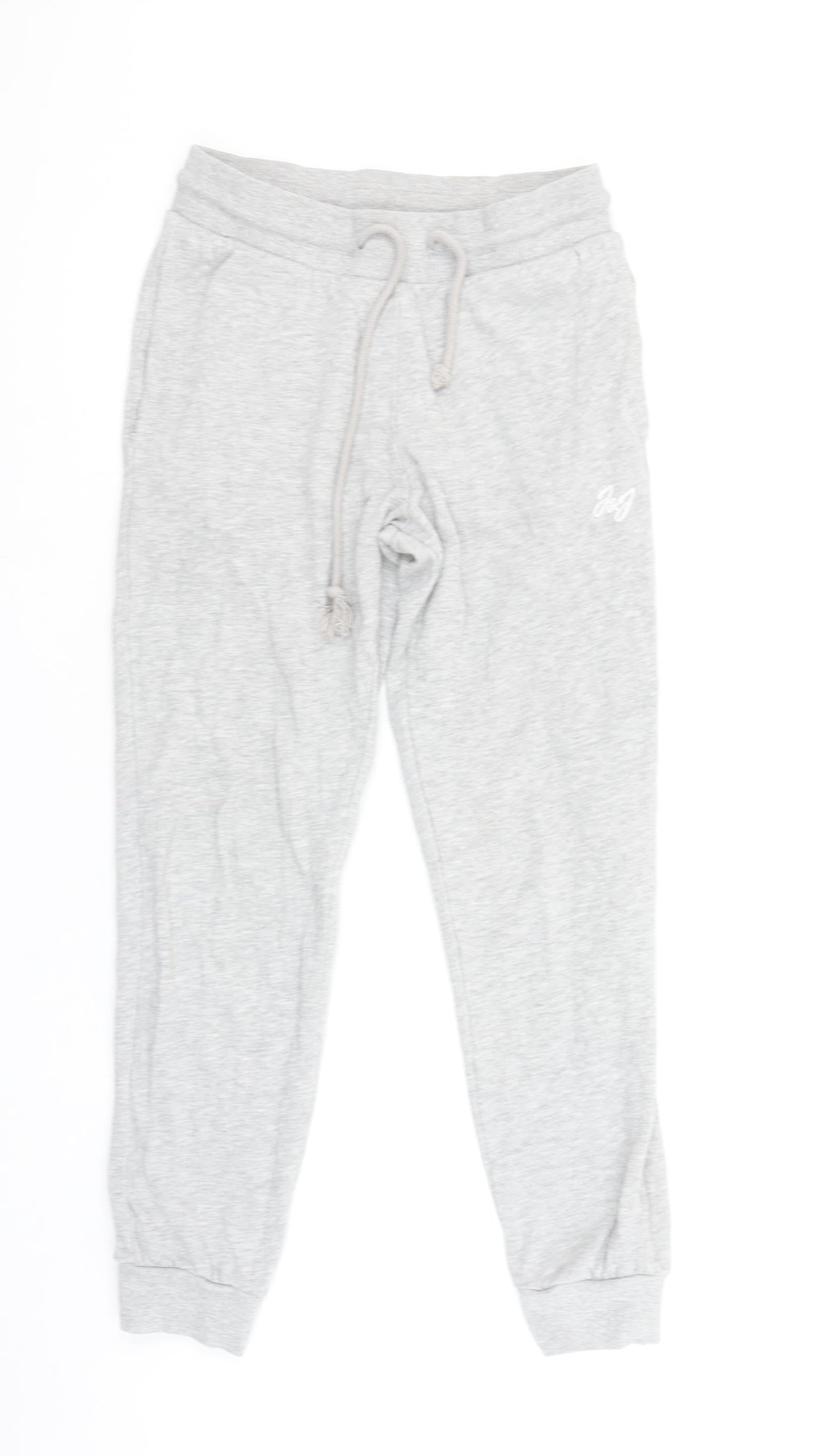 Jack & Jones Mens Grey Joggers XS Regular Fit Cotton Blend
