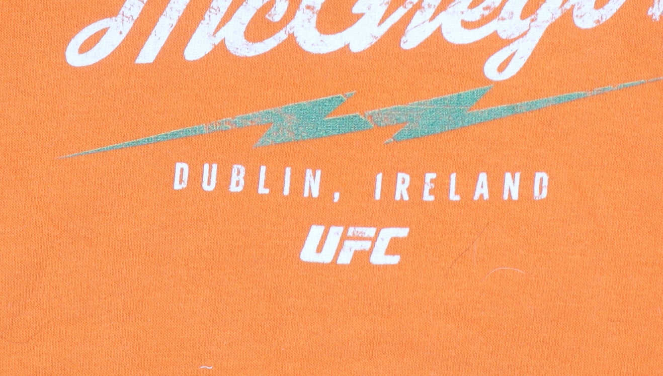 Fanatics Men's Orange McGregor UFC Pullover Hoodie Size S