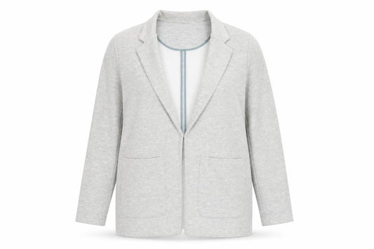 Next Women's Grey Jersey Blazer Jacket Size 16 Regular Fit