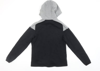Mens UK Size S PUMA Black Full Zip Hoodie