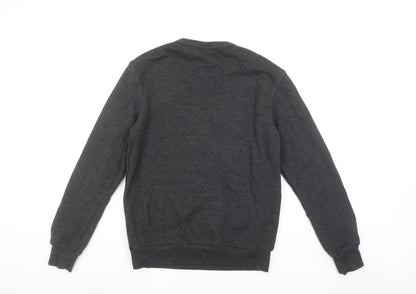Primark Coca-Cola Christmas Sweatshirt Women XS Grey Pullover