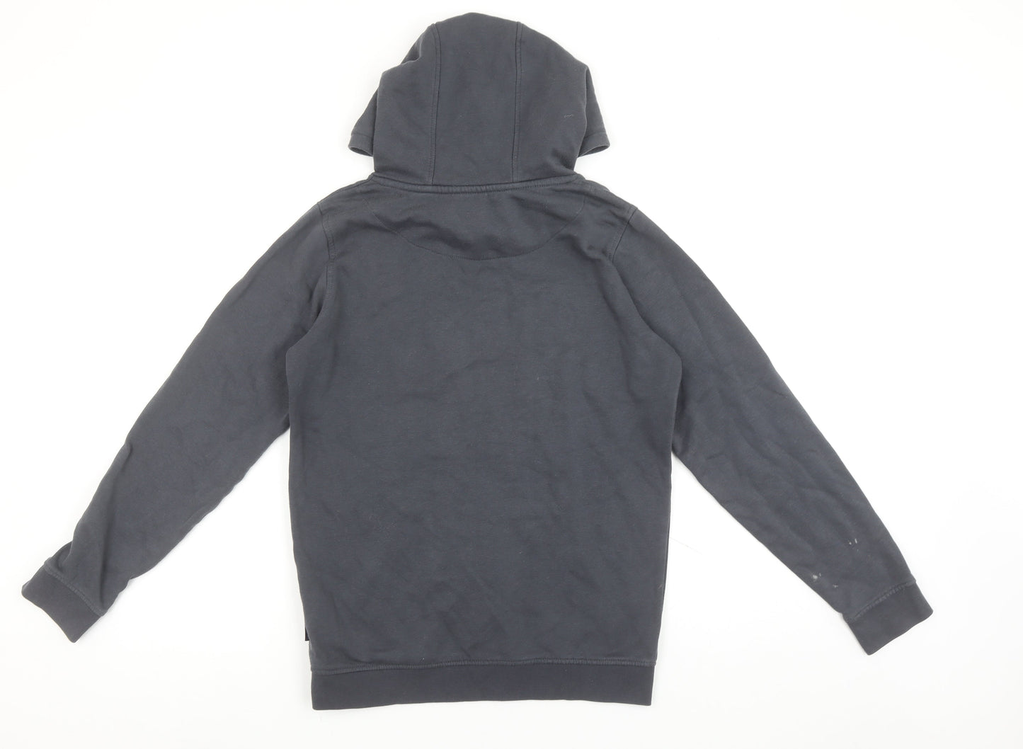 Ben Sherman Boys Black Pullover Hoodie 12-13 Years Cotton Logo Design