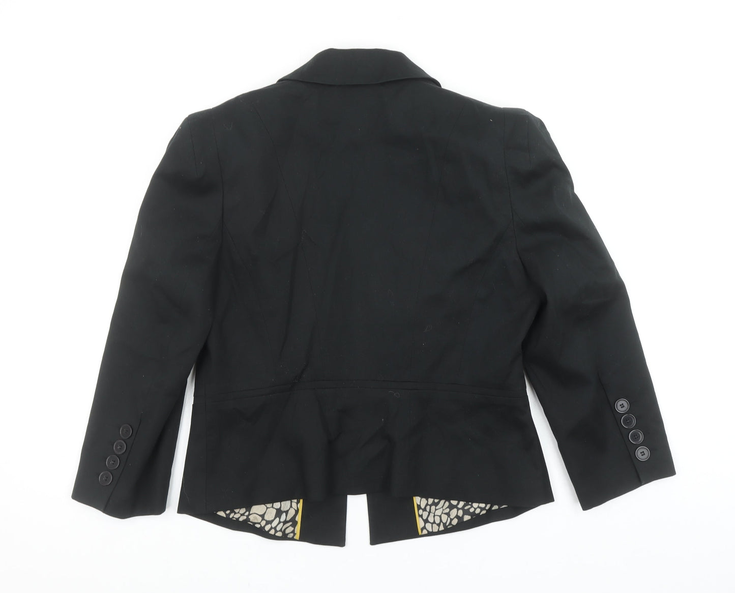 Marks and Spencer Women’s Black Tailored Blazer Jacket Size 14 Limited Collection