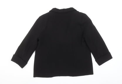 Wallis Women's Black UK 16 Classic Single-Breasted Blazer Jacket