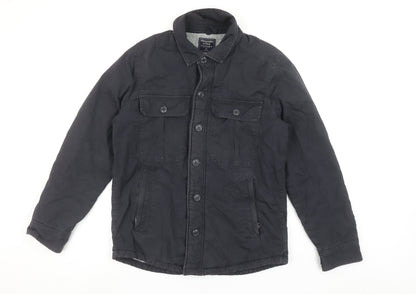 Abercrombie & Fitch Men's Black XS Lined Cotton Jacket