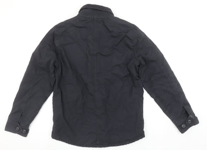 Abercrombie & Fitch Men's Black XS Lined Cotton Jacket
