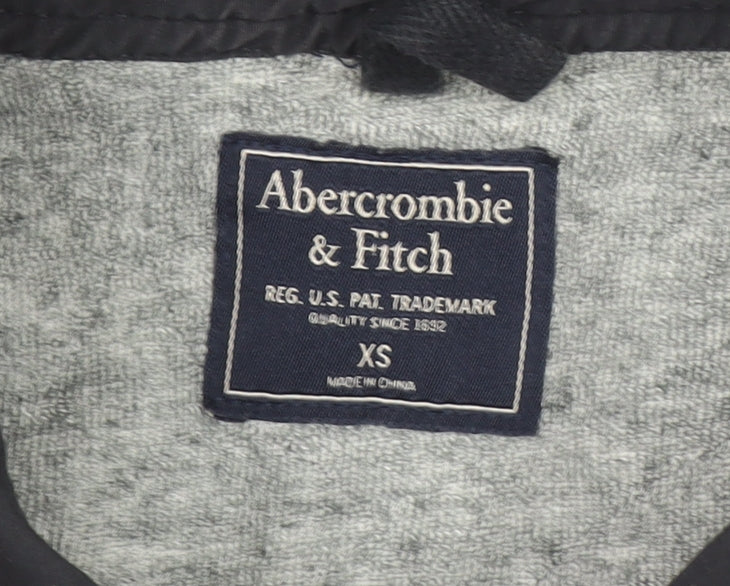 Abercrombie & Fitch Men's Black XS Lined Cotton Jacket