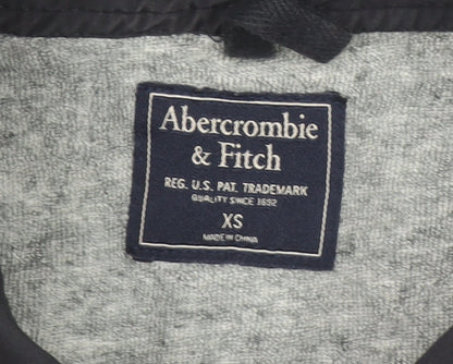 Abercrombie & Fitch Men's Black XS Lined Cotton Jacket