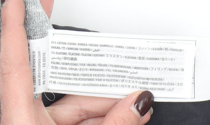 Abercrombie & Fitch Men's Black XS Lined Cotton Jacket