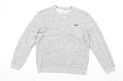Mens UK Size M Jack Wills Grey Pullover Sweatshirt