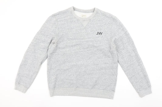 Mens UK Size M Jack Wills Grey Pullover Sweatshirt