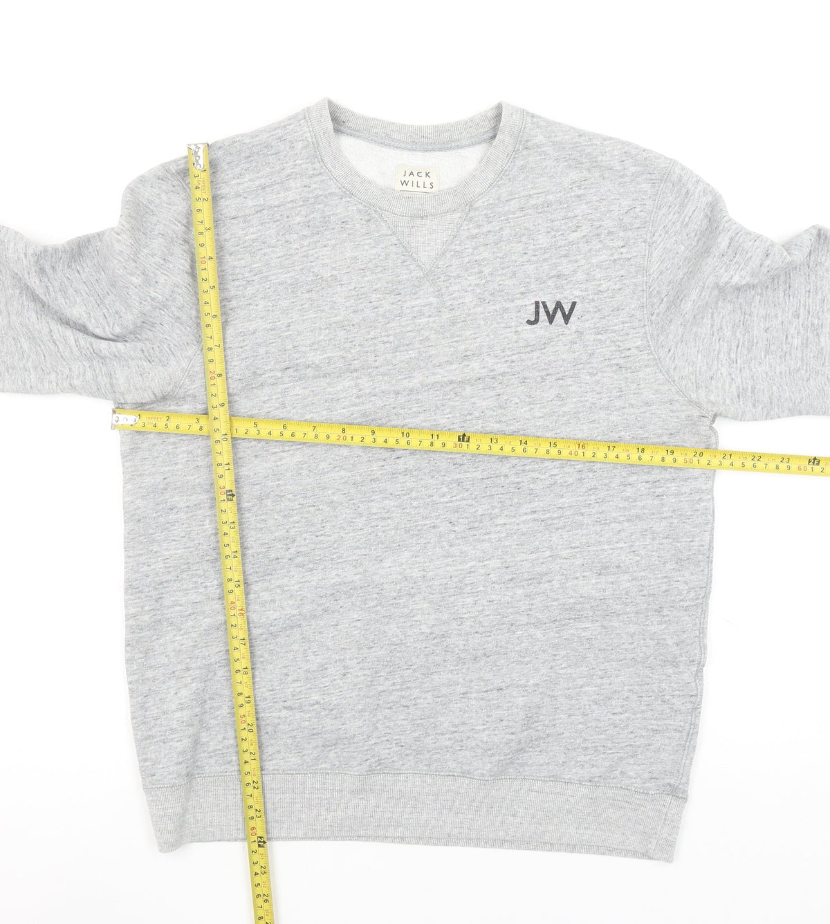 Mens UK Size M Jack Wills Grey Pullover Sweatshirt