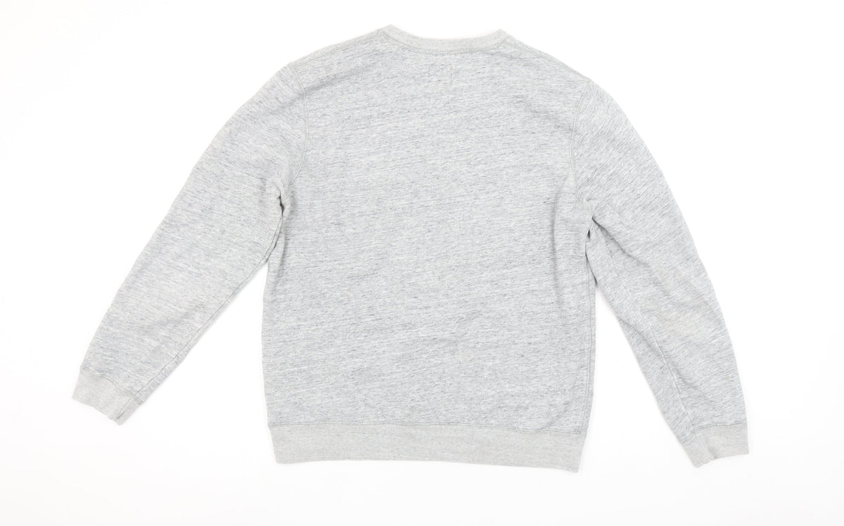 Mens UK Size M Jack Wills Grey Pullover Sweatshirt