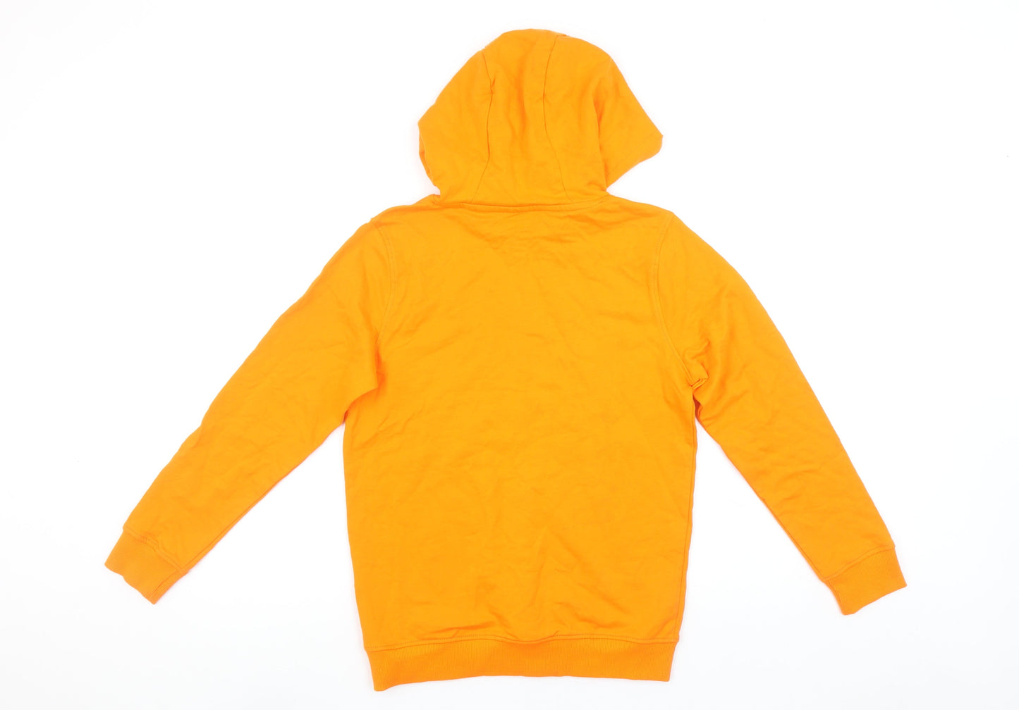 Nerf Boys Orange Pullover Hoodie 10-11 Years Graphic Print Cotton