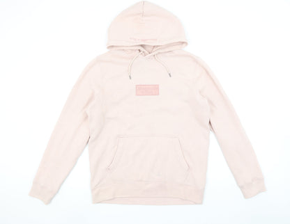 Abercrombie & Fitch Women's Beige Pullover Hoodie S Soft Fleece