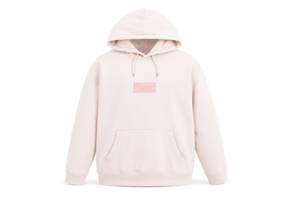 Womens UK Size S Abercrombie & Fitch Beige Pullover Hoodie