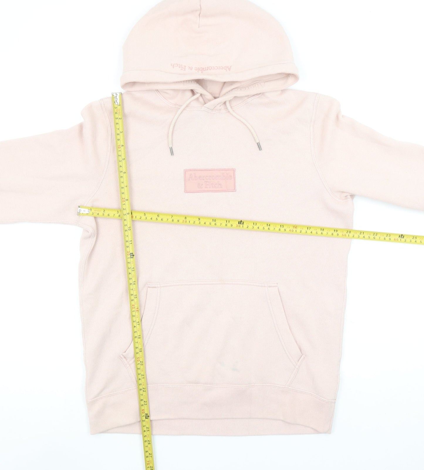 Abercrombie & Fitch Women's Beige Pullover Hoodie S Soft Fleece