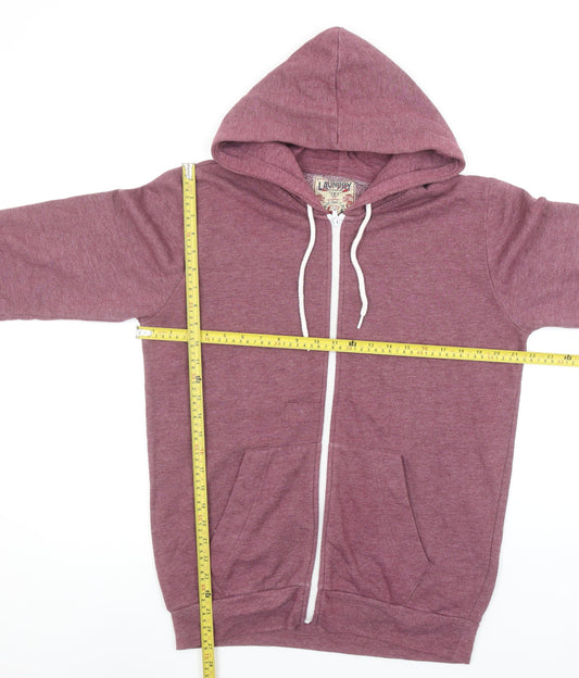 Tokyo Laundry Men's Purple Full Zip Hoodie Size L Hooded Sweatshirt