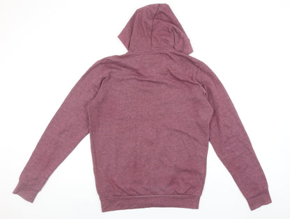 Tokyo Laundry Men's Purple Full Zip Hoodie Size L Hooded Sweatshirt