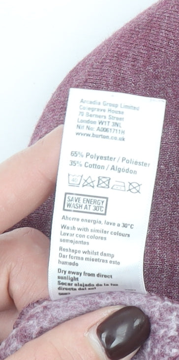 Tokyo Laundry Men's Purple Full Zip Hoodie Size L Hooded Sweatshirt