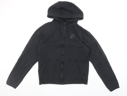 Nike Women’s Black Full Zip Hoodie Small Cotton Blend