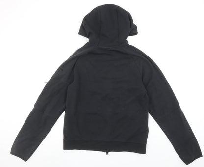 Nike Women’s Black Full Zip Hoodie Small Cotton Blend