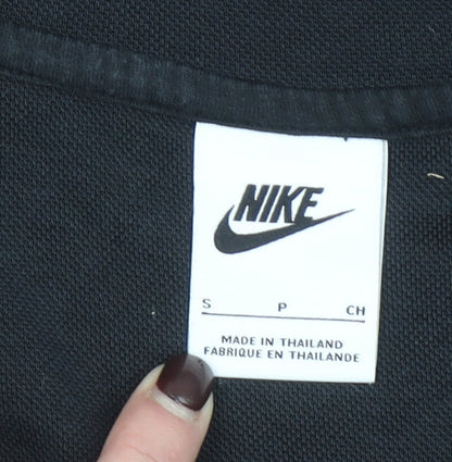 Nike Women’s Black Full Zip Hoodie Small Cotton Blend