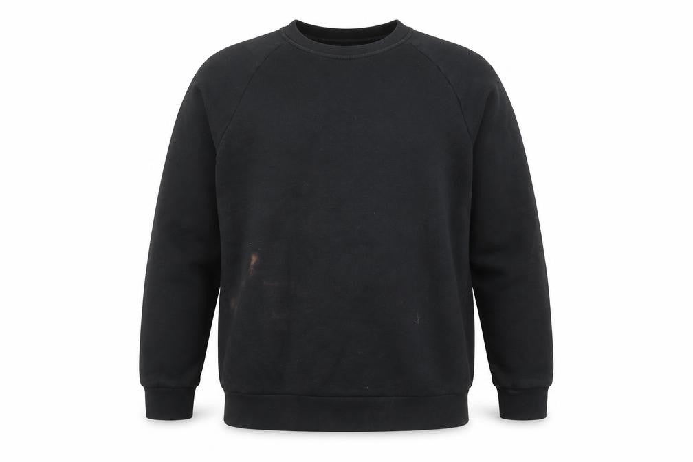 Mens UK Size M adidas Black Pullover Sweatshirt
