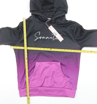 Sonneti Girls Multicoloured Pullover Hoodie 13-15 Years Graphic Hooded Sweatshirt