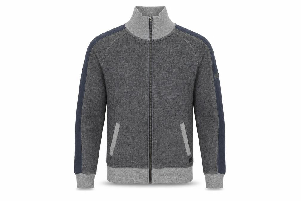 Mens UK Size M Firetrap Grey Full Zip Sweatshirt