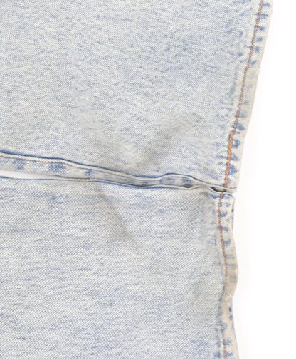 Levi's 501 CT Men's Light Blue Distressed Straight Denim Jeans W33 L34