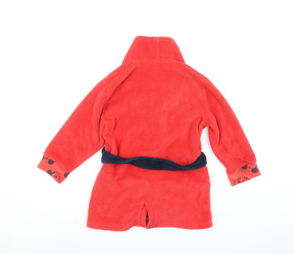 Cerdá Boys Red Mickey Mouse Fleece Robe 6 Years Disney Nightwear