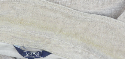 Maine New England Women's Beige Corduroy Blazer UK 14 Single Breasted Jacket
