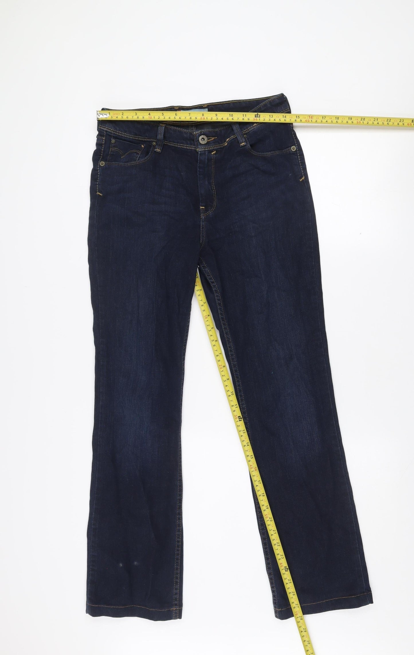 Levi's 627 Women's Blue Straight Fit Denim Jeans 30x32"