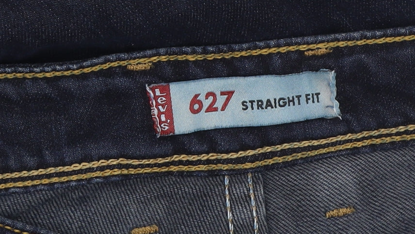 Levi's 627 Women's Blue Straight Fit Denim Jeans 30x32"