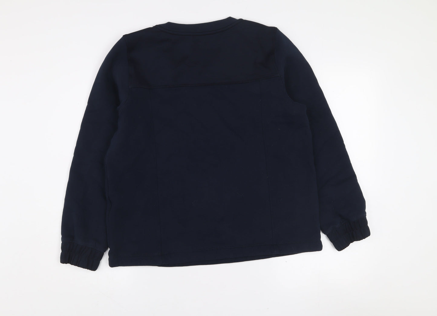Mondetta Women's Navy Pullover Sweatshirt Medium Polyester Cotton Blend