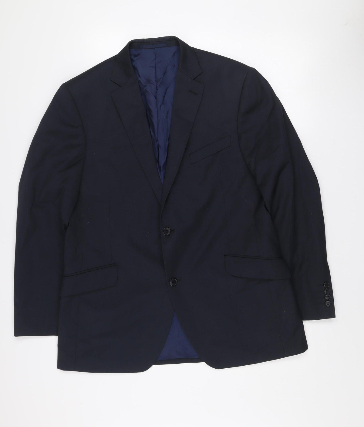 Mens UK Size 40 Austin Reed Regular Blue Suit Jacket