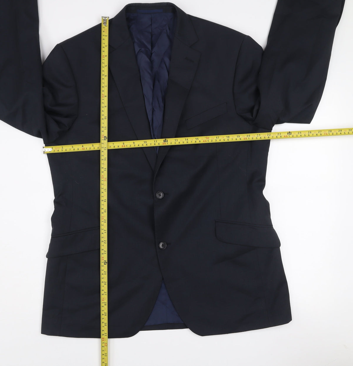 Mens UK Size 40 Austin Reed Regular Blue Suit Jacket