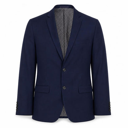 Limehaus Men's Blue 38R Regular Fit Single-Breasted Blazer