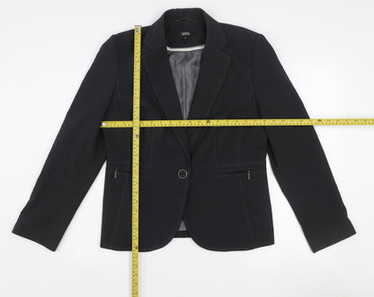 Marks and Spencer Womens Grey Size 14 Tailored Blazer Jacket